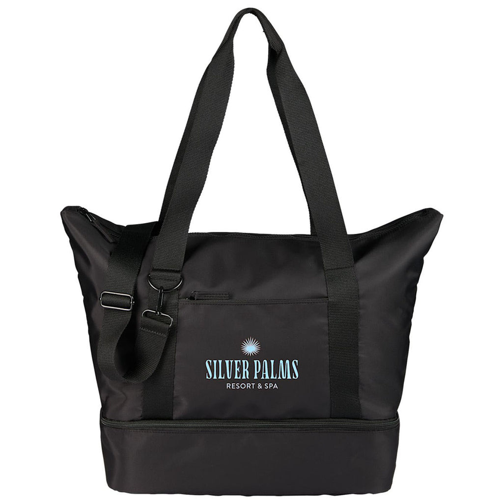 Leed's Black Daybreak Recycled Travel Tote