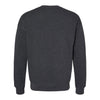 Bella + Canvas Unisex Dark Grey Heather Drop Shoulder Fleece Sweatshirt