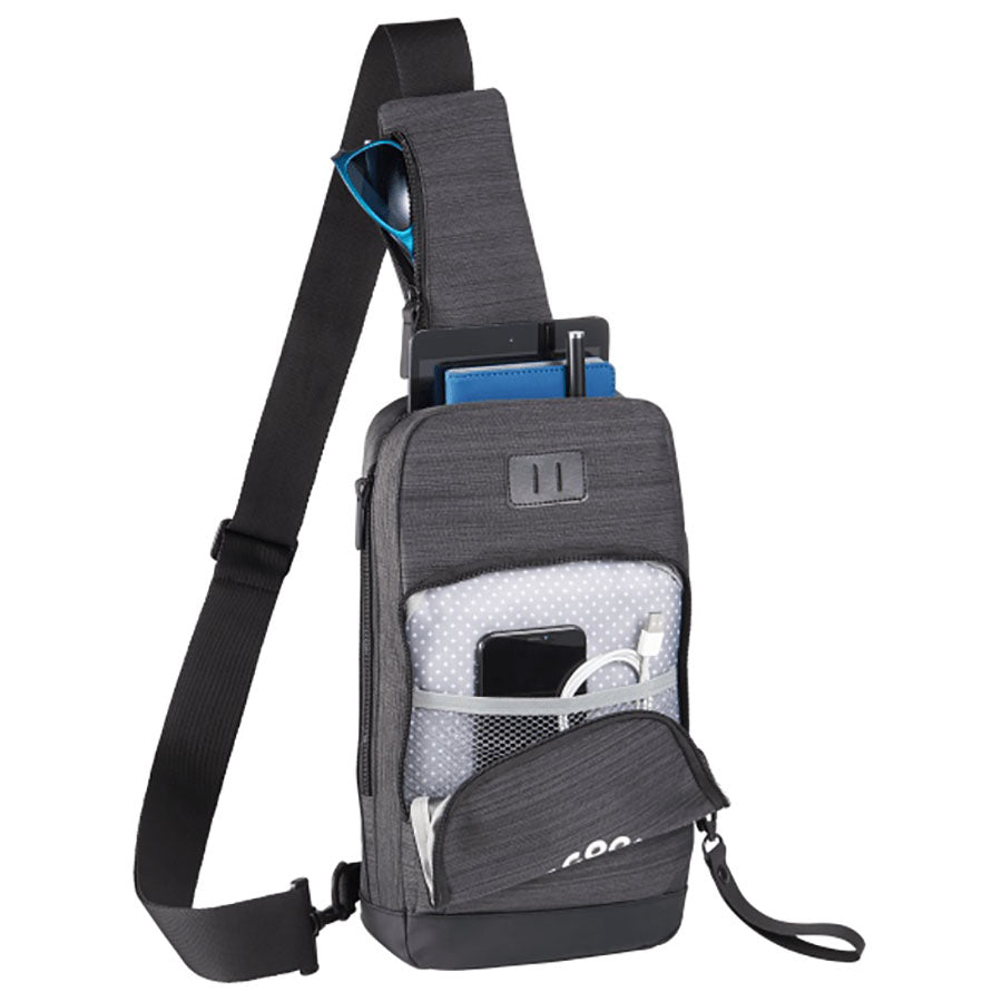 Leed's Charcoal NBN Whitby Sling w/ USB Port