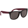 Hit Maroon Rubberized Sunglasses