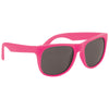 Hit Pink/Pink Rubberized Sunglasses