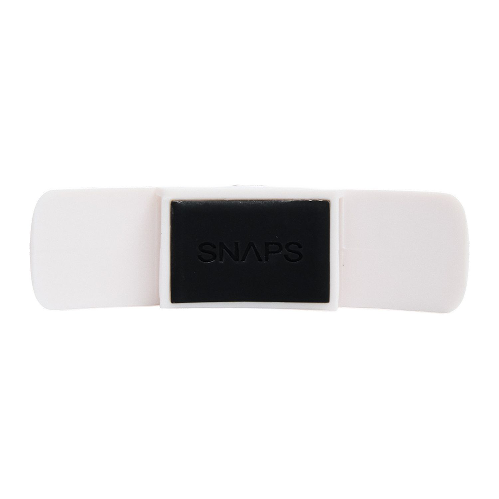 SNAPS White Hat Clip Golf Ball Marker