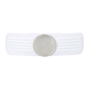 SNAPS White Hat Clip Golf Ball Marker