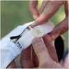 SNAPS White Hat Clip Golf Ball Marker