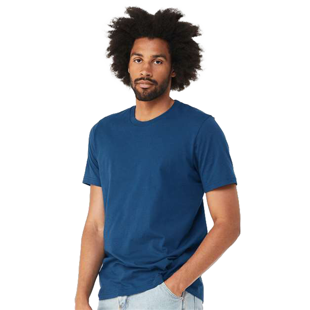 Bella + Canvas Unisex Cool Blue Jersey Short-Sleeve T-Shirt