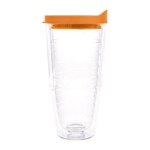 48-Hour Tervis Clear Tumbler with Orange Lid Classic Tumbler 24 oz. - Printed