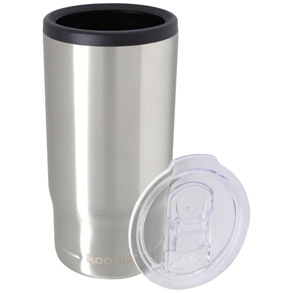 48-Hour Koozie Silver Slim Triple Vacuum Tumbler - 15 oz