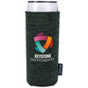 Koozie Hunter Green Heather Collapsible Slim Can Cooler