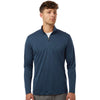 AllPro Men's Navy Melange Pro-Lock Performance Melange Quarter-Zip Pullover