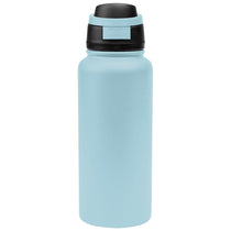 Hit Light Blue with Black 32 Oz. Pop Sip Recycled Stainless Steel Bottle