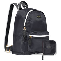 Paravel Derby Black Mini Fold-Up Backpack