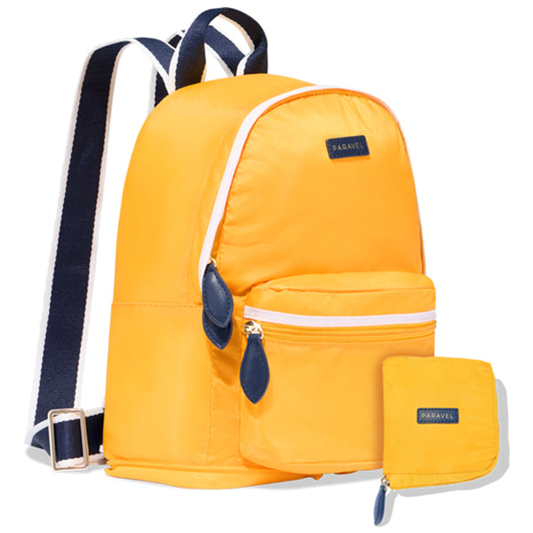 Paravel Canyon Yellow Mini Fold-Up Backpack