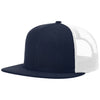 Richardson Navy/White Acrylic-Wool Blend Flatbill Trucker