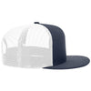 Richardson Navy/White Acrylic-Wool Blend Flatbill Trucker
