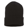 YP Classics Black Cuffed Beanie