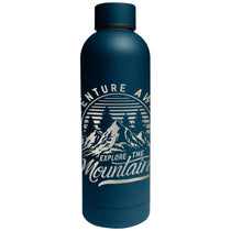 Hit Navy Full Laser Blair 17 Oz. Stainless Steel Bottle