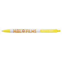 Good Value Yellow with Black Ink Contender Pen