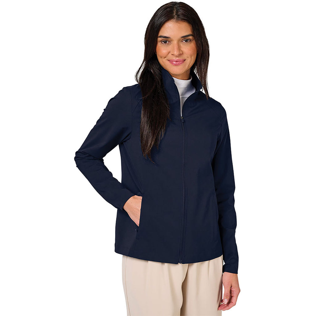 Charles River Women's Navy Lexington Stretch Full Zip Jacket