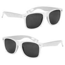 Hit White Full Color Malibu Sunglasses