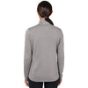 Charles River Women's Light Grey Heather Vista Tri-Blend Quarter Zip