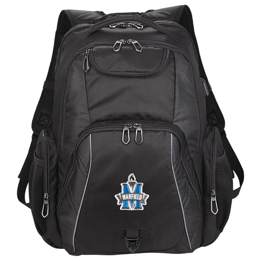 Leed's Black Rainier TSA Friendly 17 Inch Laptop Backpack