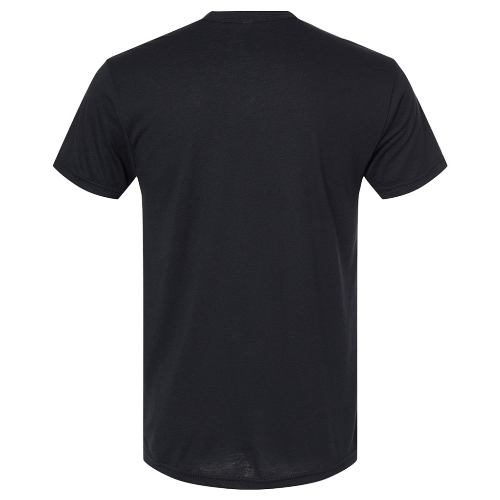 Next Level Men's Black Triblend Crew Tee