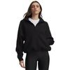 Under Armour Women's Ultimate Black/Ultimate Black Unstoppable Fleece 1/2 Zip