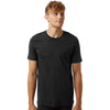 Tultex Black Combed Cotton T-Shirt