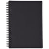 Hit Black Rubbery Spiral Notebook