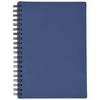 Hit Blue Rubbery Spiral Notebook