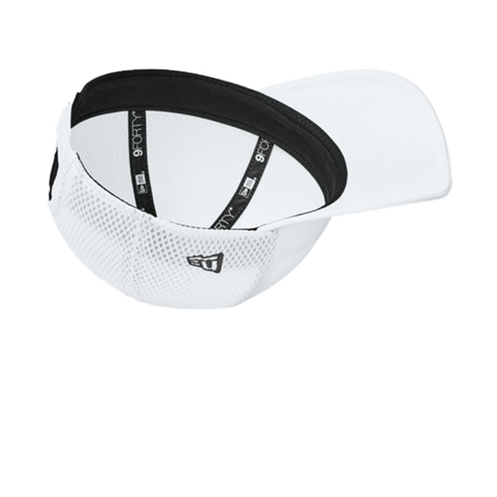 New Era Flag White/White Adjustable Unstructured Cap