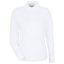 Puma Golf Women's White Glow You-V Quarter-Zip