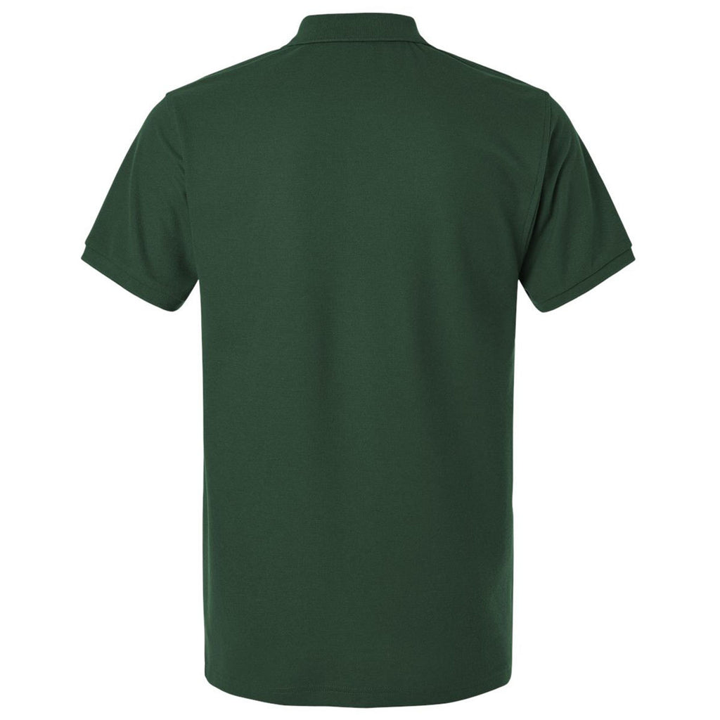 AllPro Men's Forest Green Pique Polo