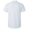 AllPro Men's White Pique Polo