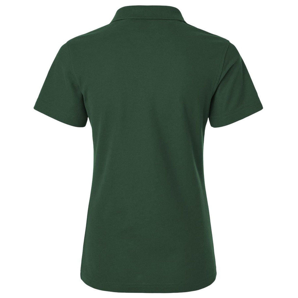 AllPro Women's Forest Green Pique Polo