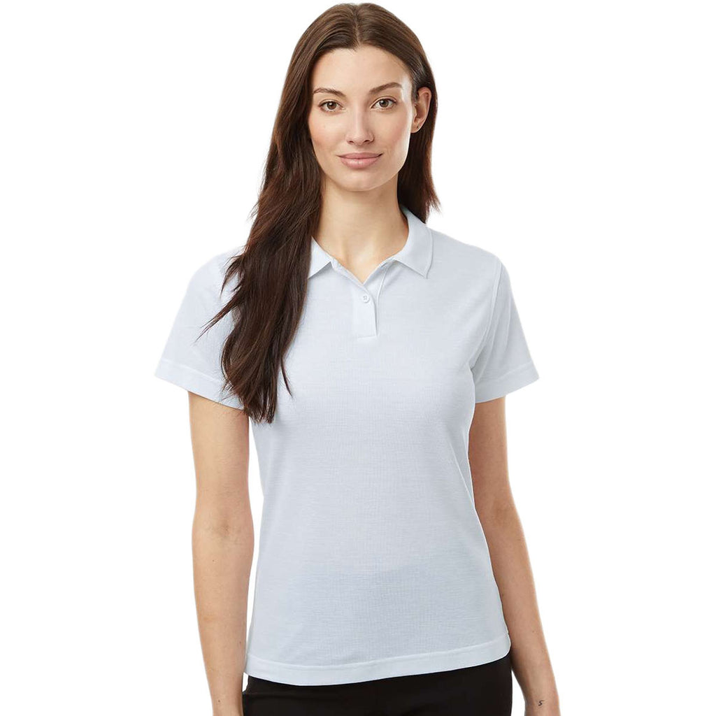 AllPro Women's White Pique Polo