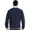 Puma Golf Men's Deep Navy/White Glow Fleece Quarter Zip Pullover