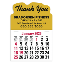 Triumph Calendars Grey Vinyl Press-N-Stick Standard Calendar