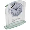 Benchmark Crystal & Clocks Clear Arch Glass Desk Clock
