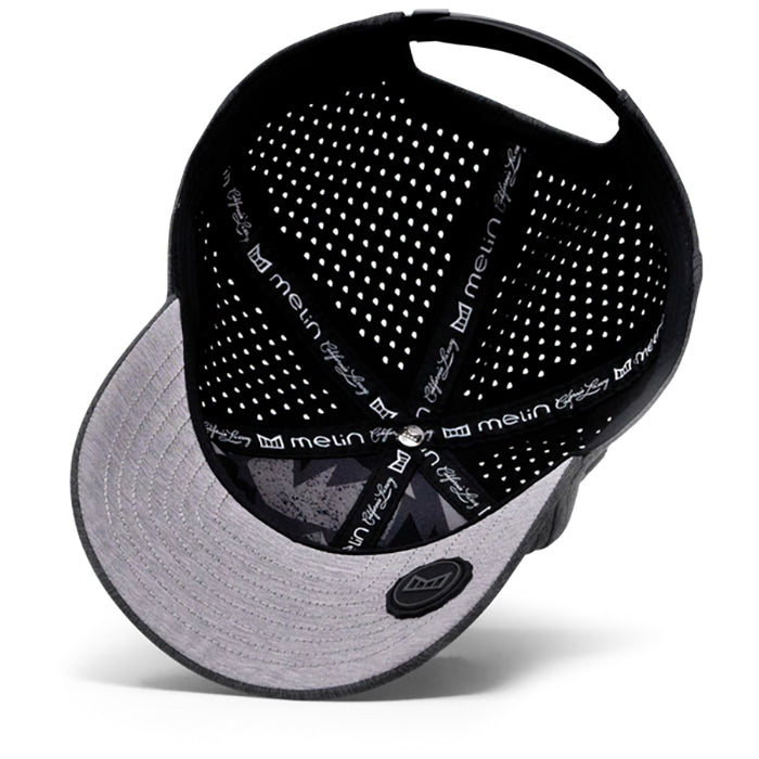 Melin Heather Charcoal A-Game Hydro XL Performance Snapback Hat