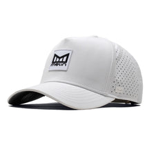 Melin White Odyssey Stacked Hydro Performance Snapback Hat