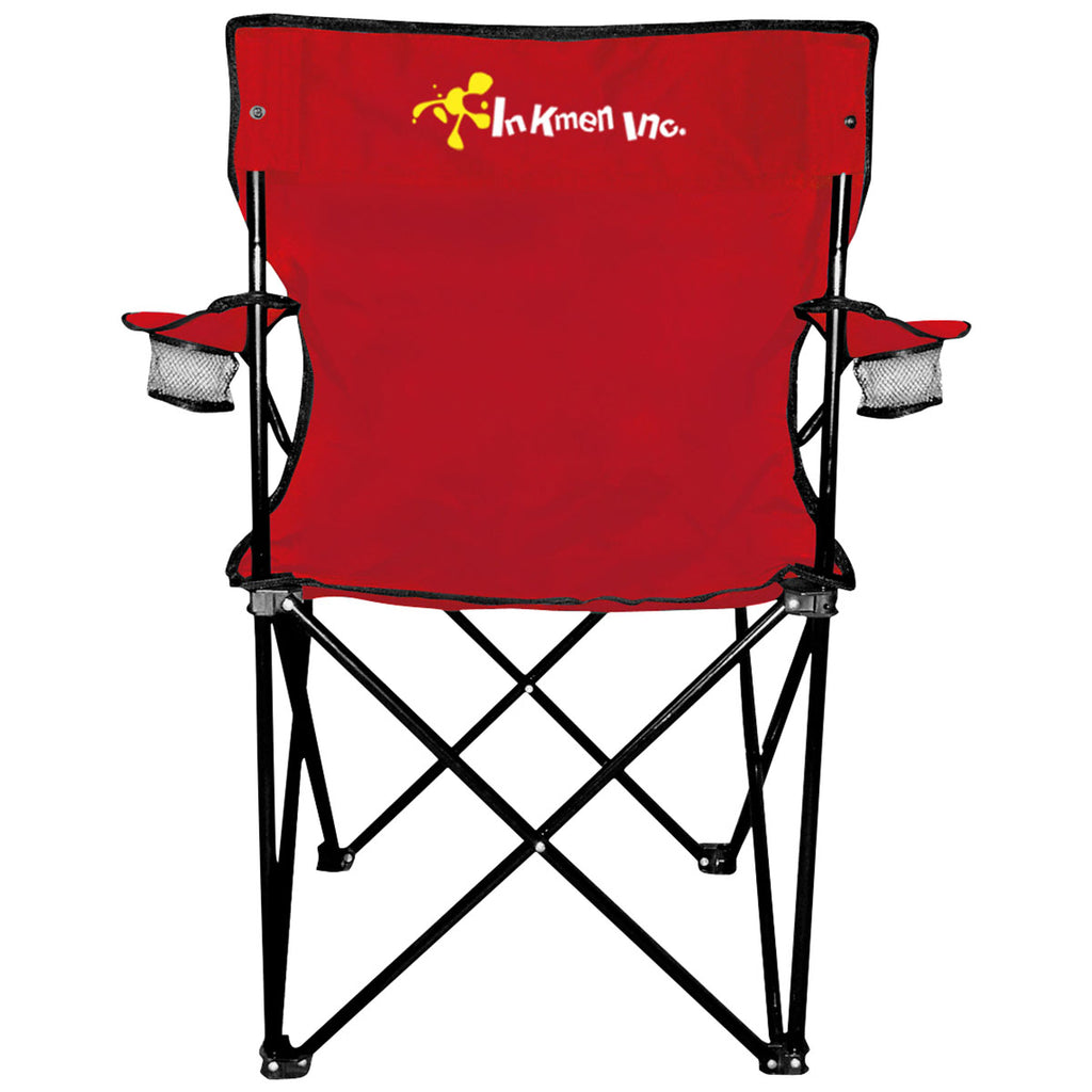 Hit Red Folding Chair With Carrying Bag