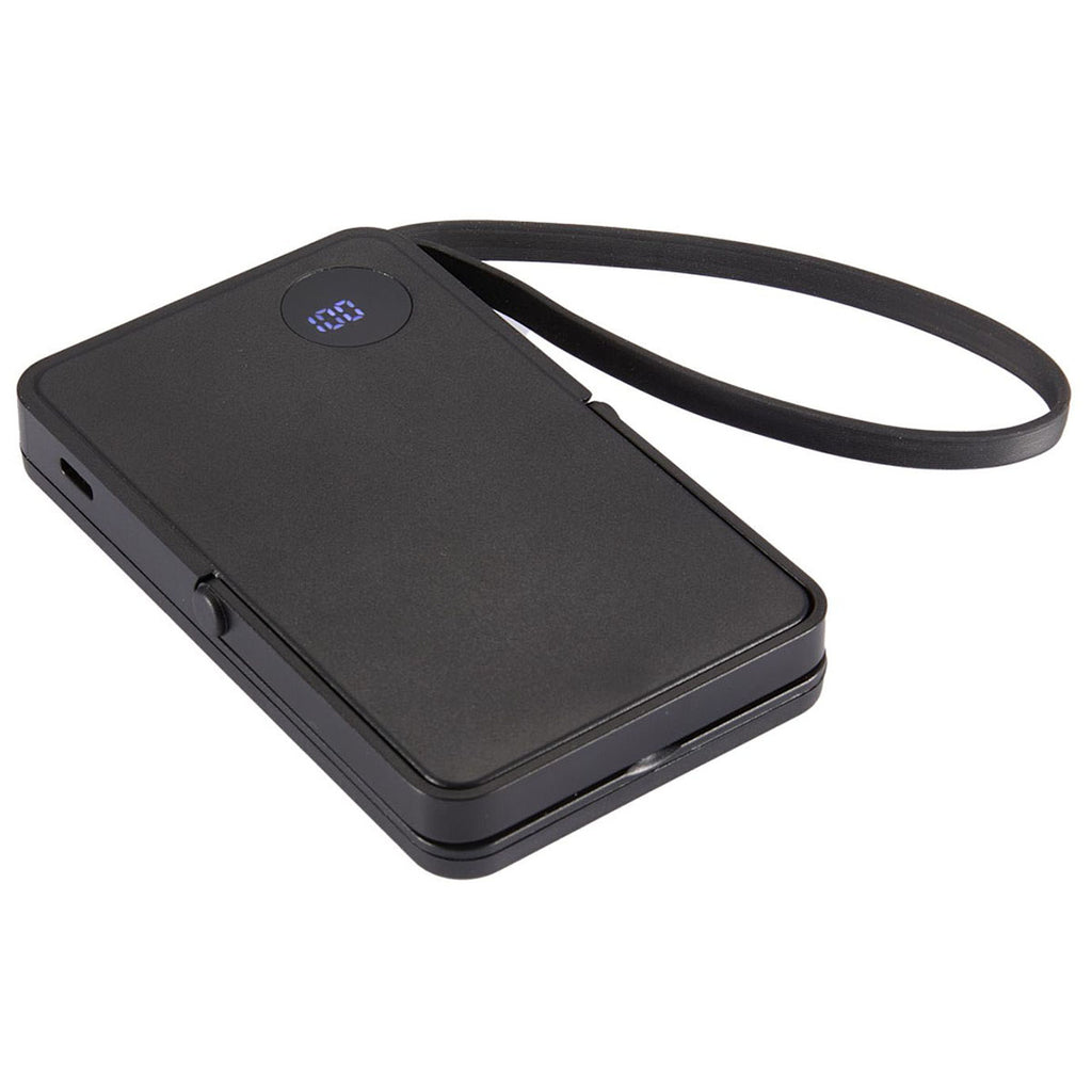 Leed's Black UL Listed MagClick Power Bank and Watch Charger