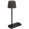 Leed's Black Sound Shine Desktop Lamp and Bluetooth Speaker