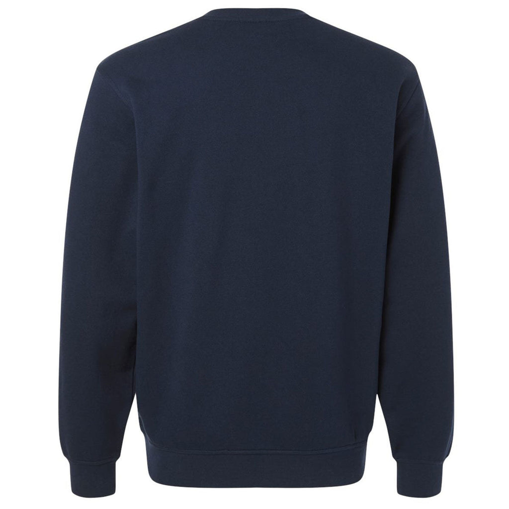 Dri Duck Men's Navy Granit Crewneck Pullover