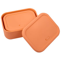 Leed's Melon Silicone Food Storage Box with Air Valve Set - 24 oz and 44 oz