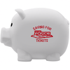 Illini White Mr. Piggy Bank