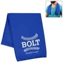 Hit Blue Recycled Pet Cooling Sport Towel