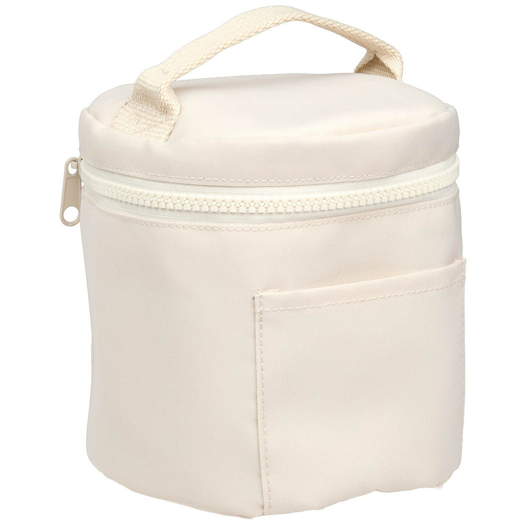 Wellable Natural Recycled Round Travel Case