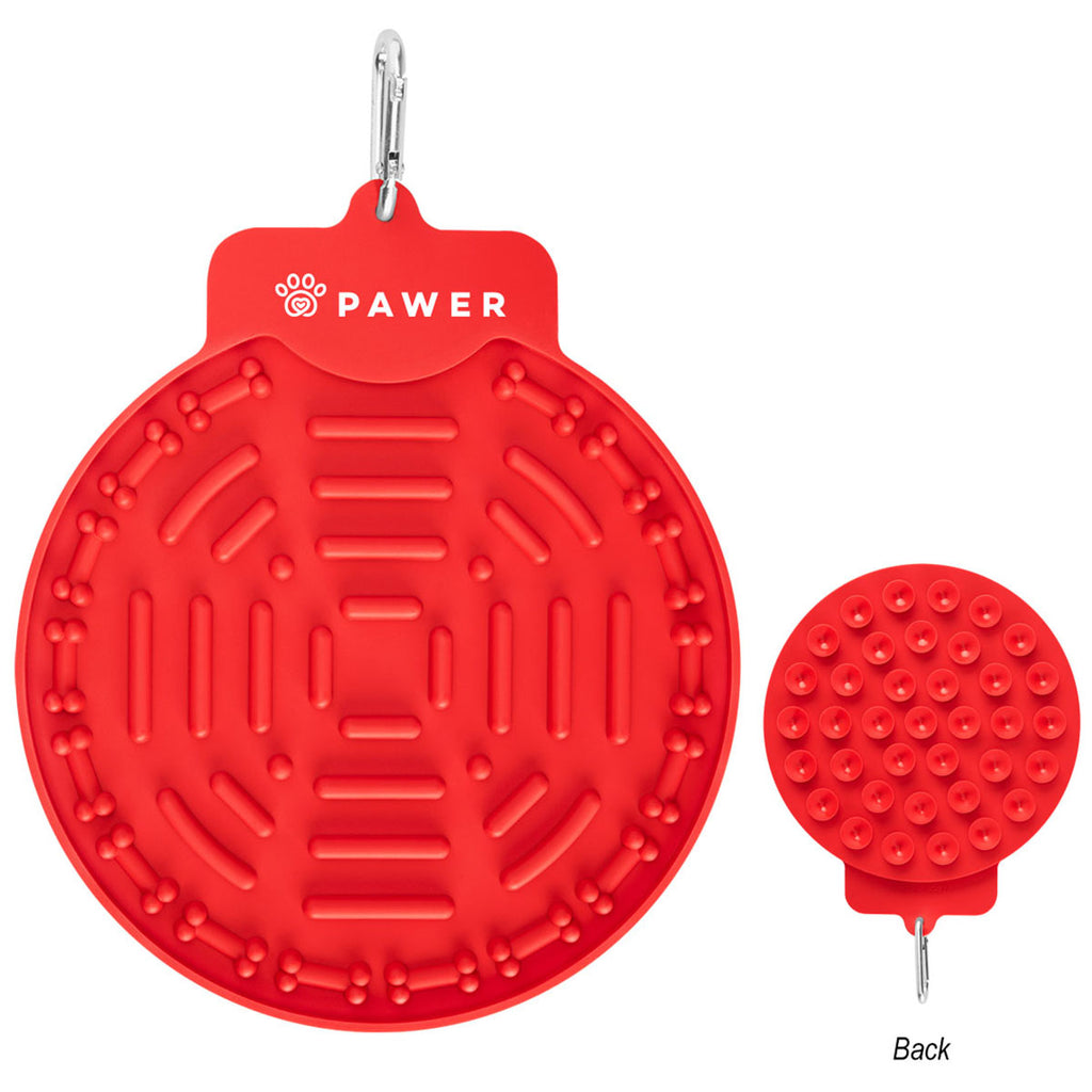 Hit Red Slow Feeder Pet Lick Food Mat